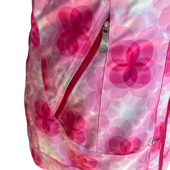 SPYDER KNOCKOUT JACKET SKI SNOWBOARD JACKET PINK/ WHITE SIZE 8 SAMPLE AUTHENTIC - Picture 5 of 16